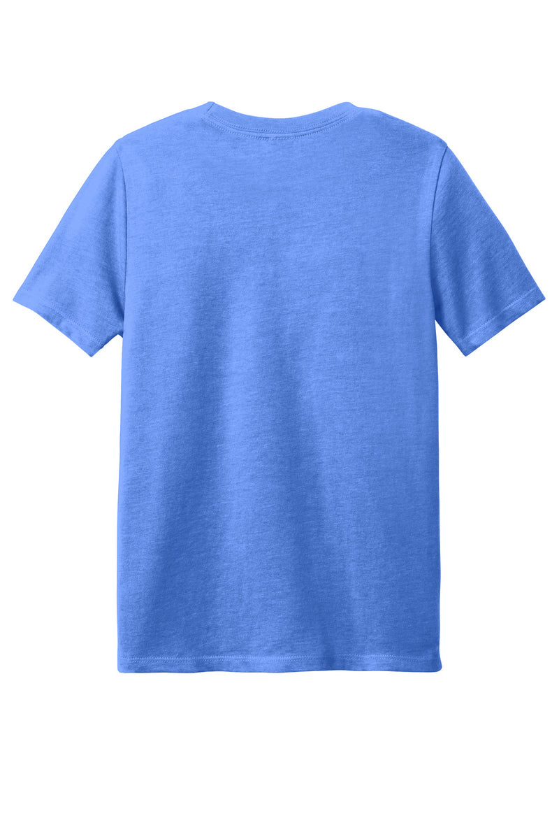 District Youth Perfect Blend CVC Tee - Heathered Royal