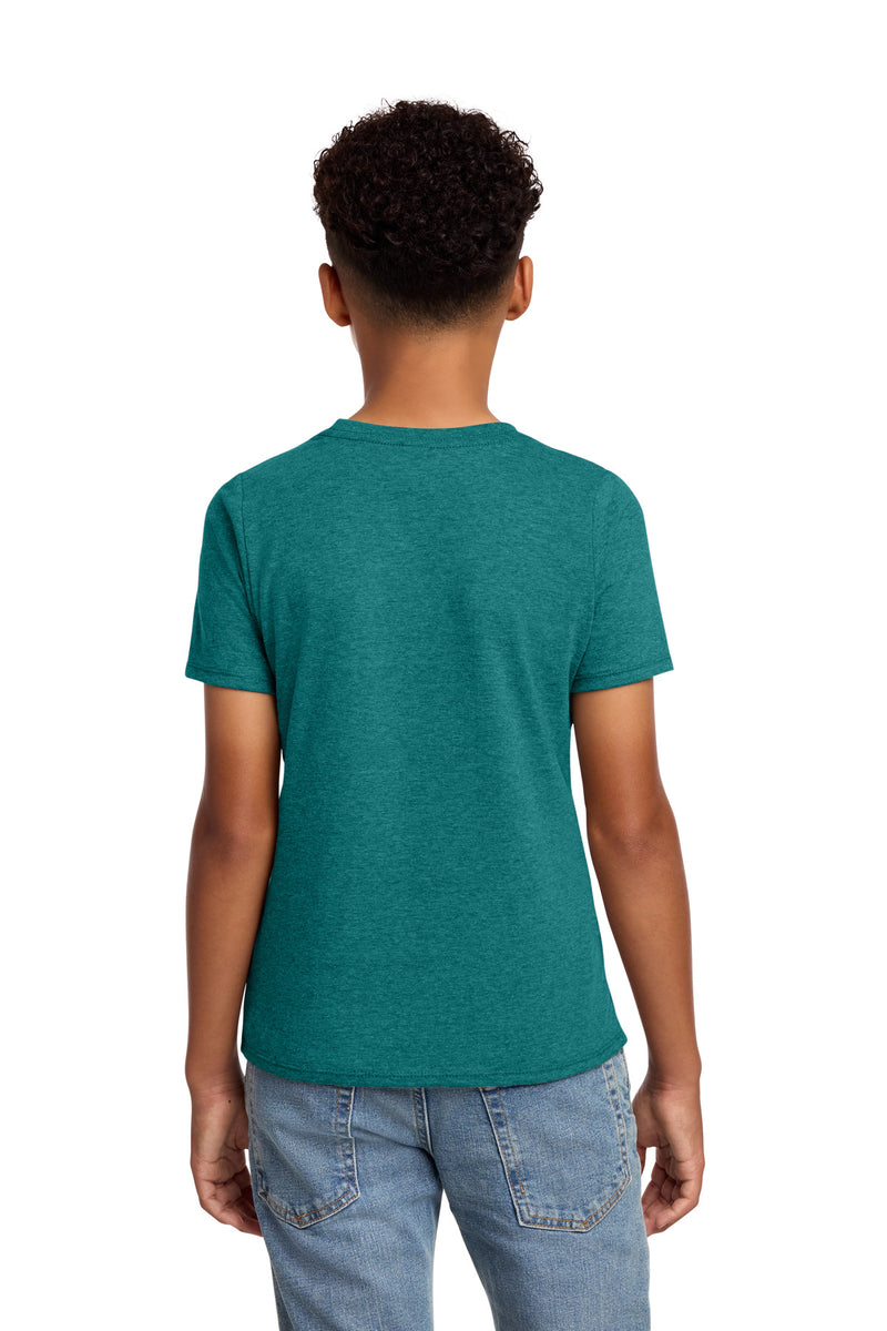 District Youth Perfect Blend CVC Tee - Heathered Teal