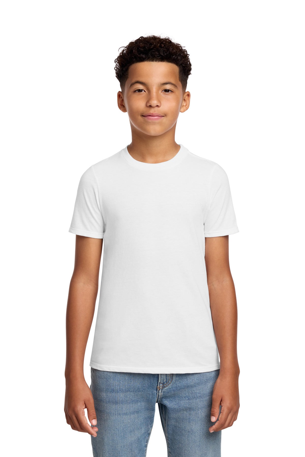 District Youth Perfect Blend CVC Tee - White