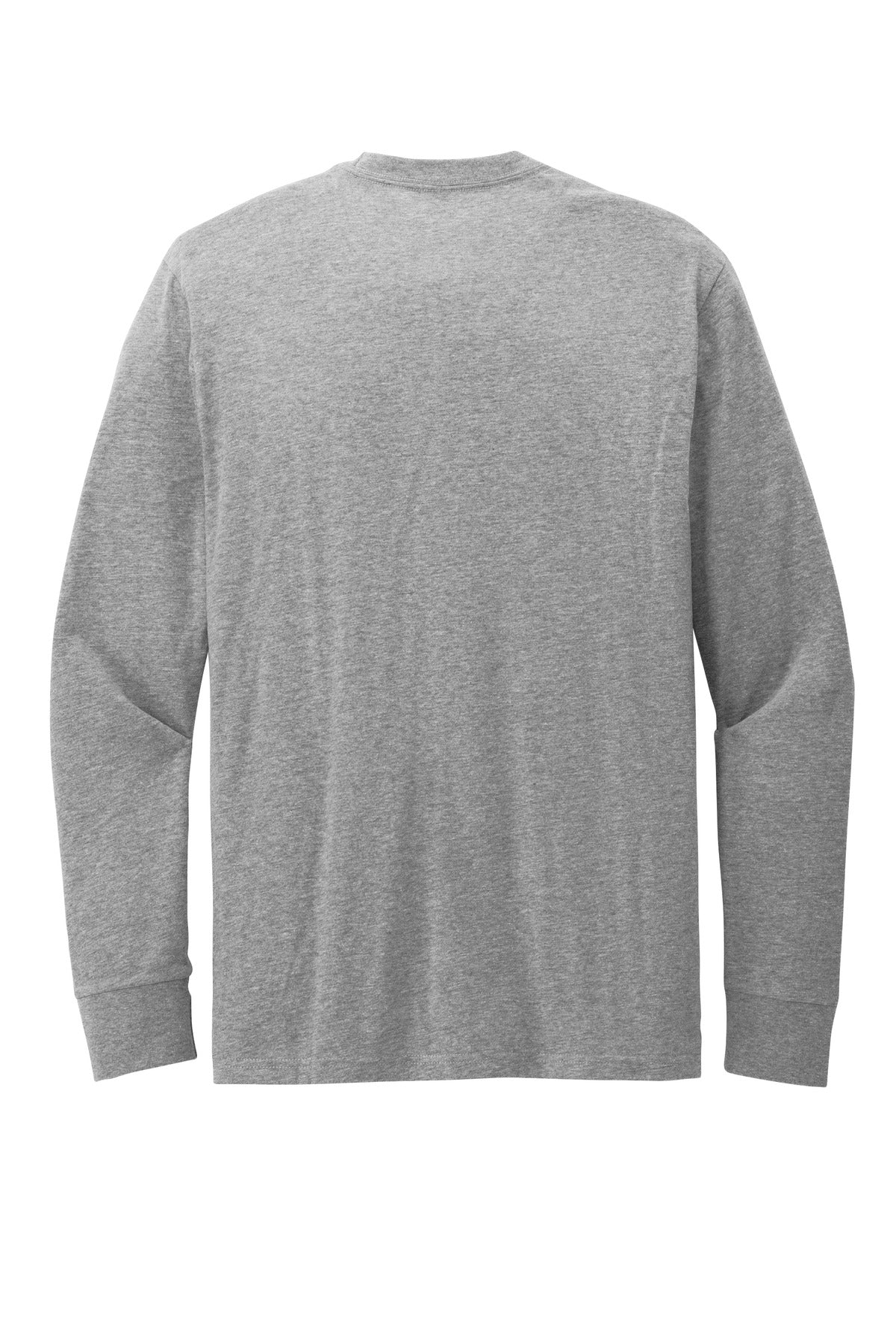 District Perfect Blend CVC Long Sleeve Tee - Grey Frost