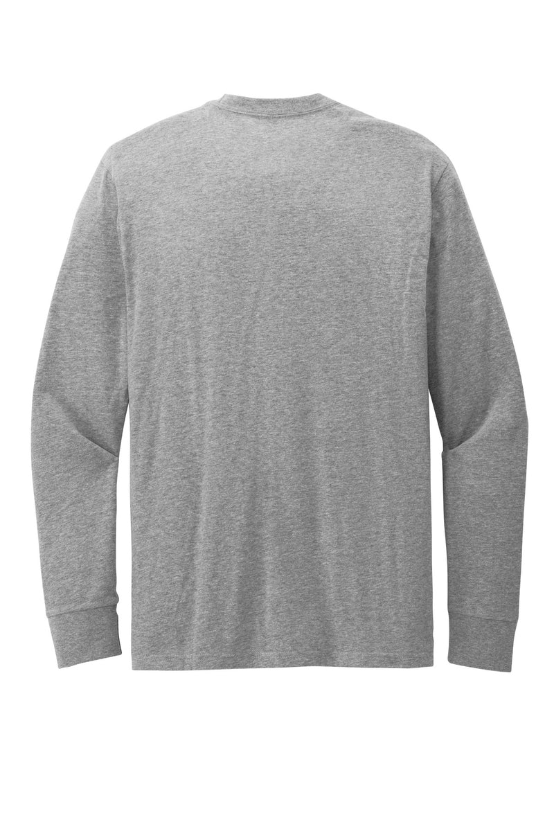 District Perfect Blend CVC Long Sleeve Tee - Grey Frost