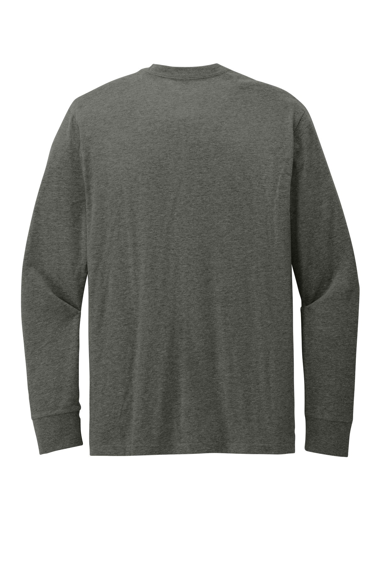 District Perfect Blend CVC Long Sleeve Tee - Heathered Charcoal
