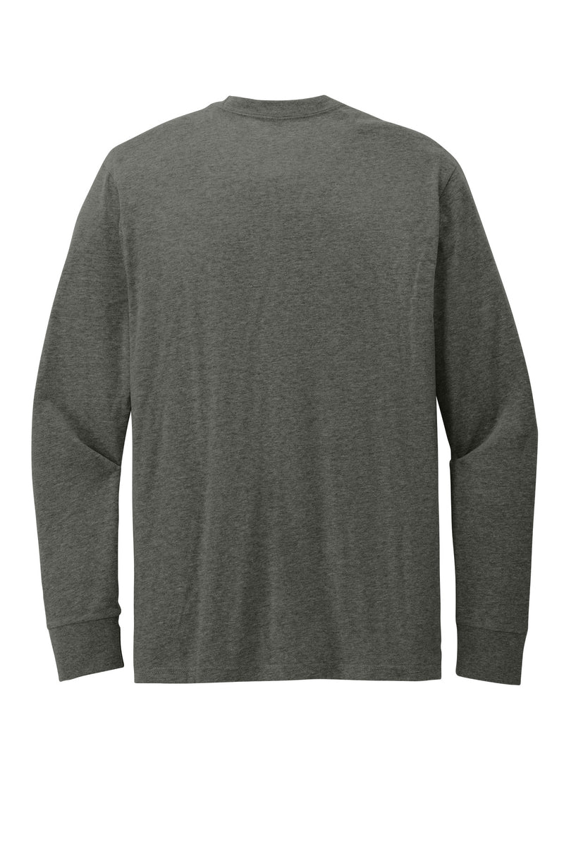 District Perfect Blend CVC Long Sleeve Tee - Heathered Charcoal