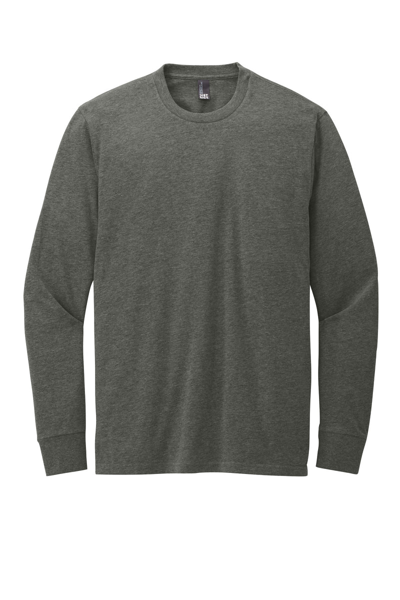 District Perfect Blend CVC Long Sleeve Tee - Heathered Charcoal