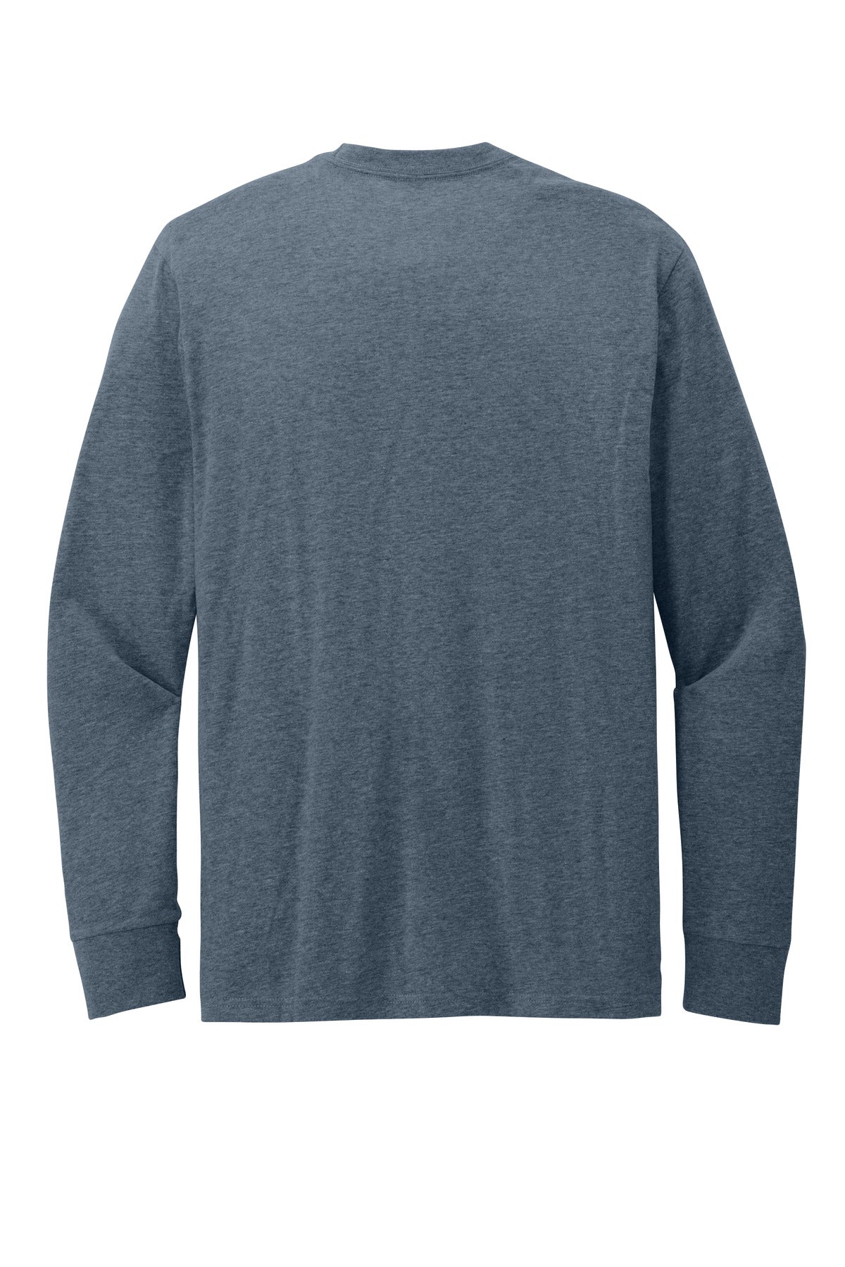 District Perfect Blend CVC Long Sleeve Tee - Heathered Navy