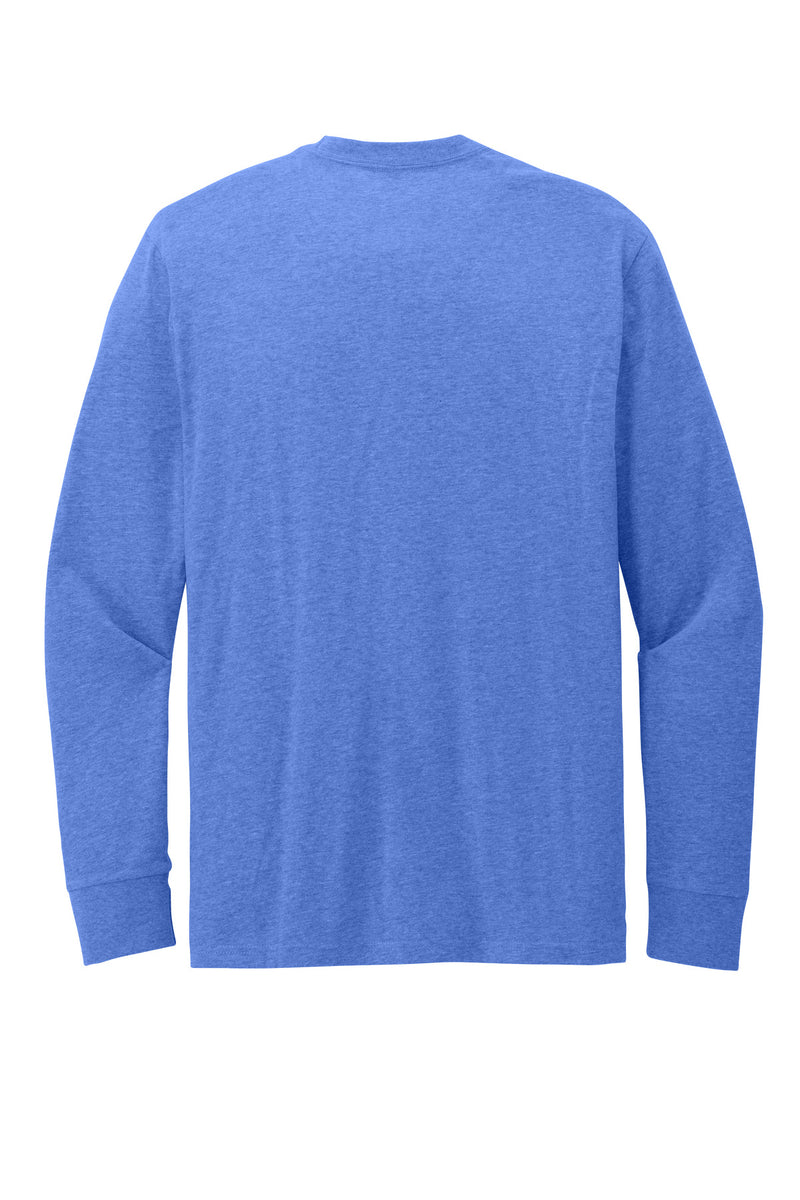 District Perfect Blend CVC Long Sleeve Tee - Heathered Royal