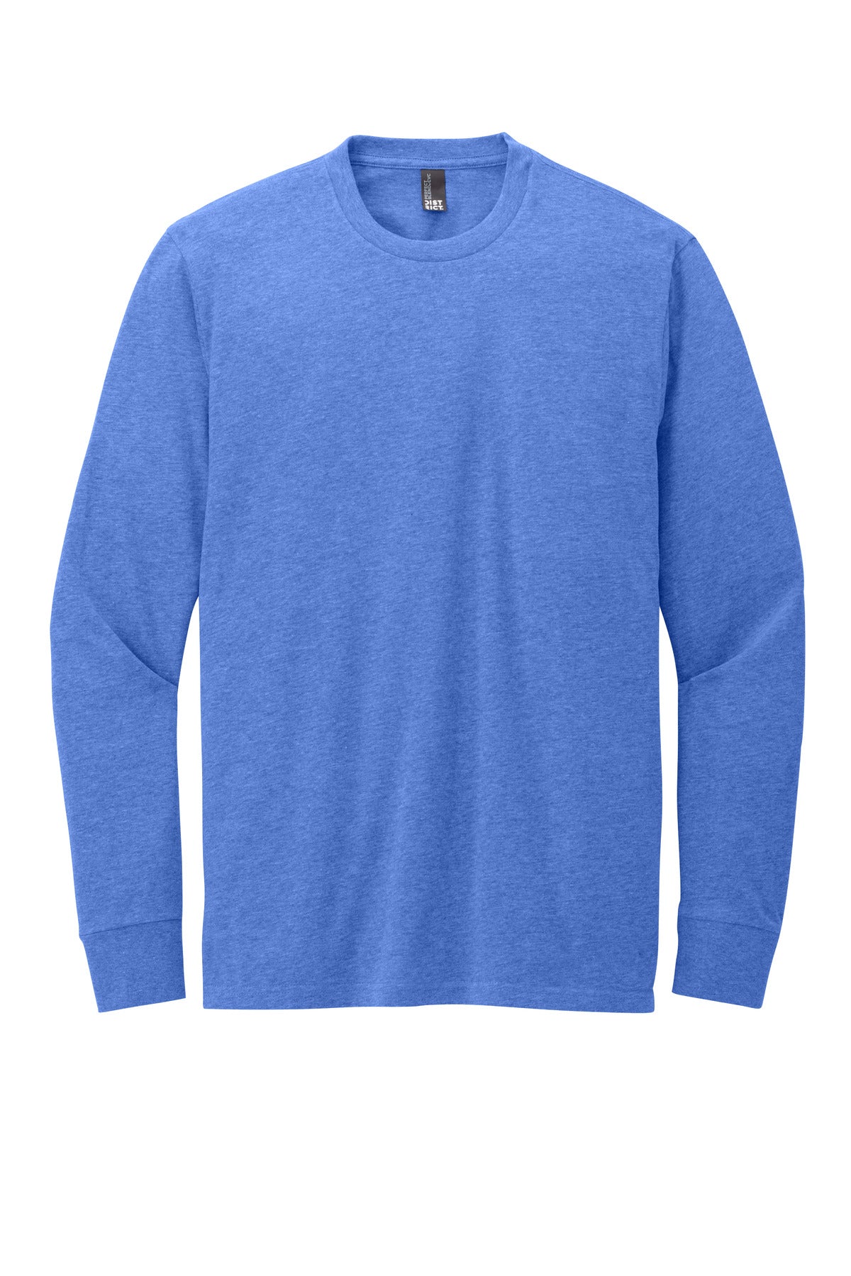 District Perfect Blend CVC Long Sleeve Tee - Heathered Royal