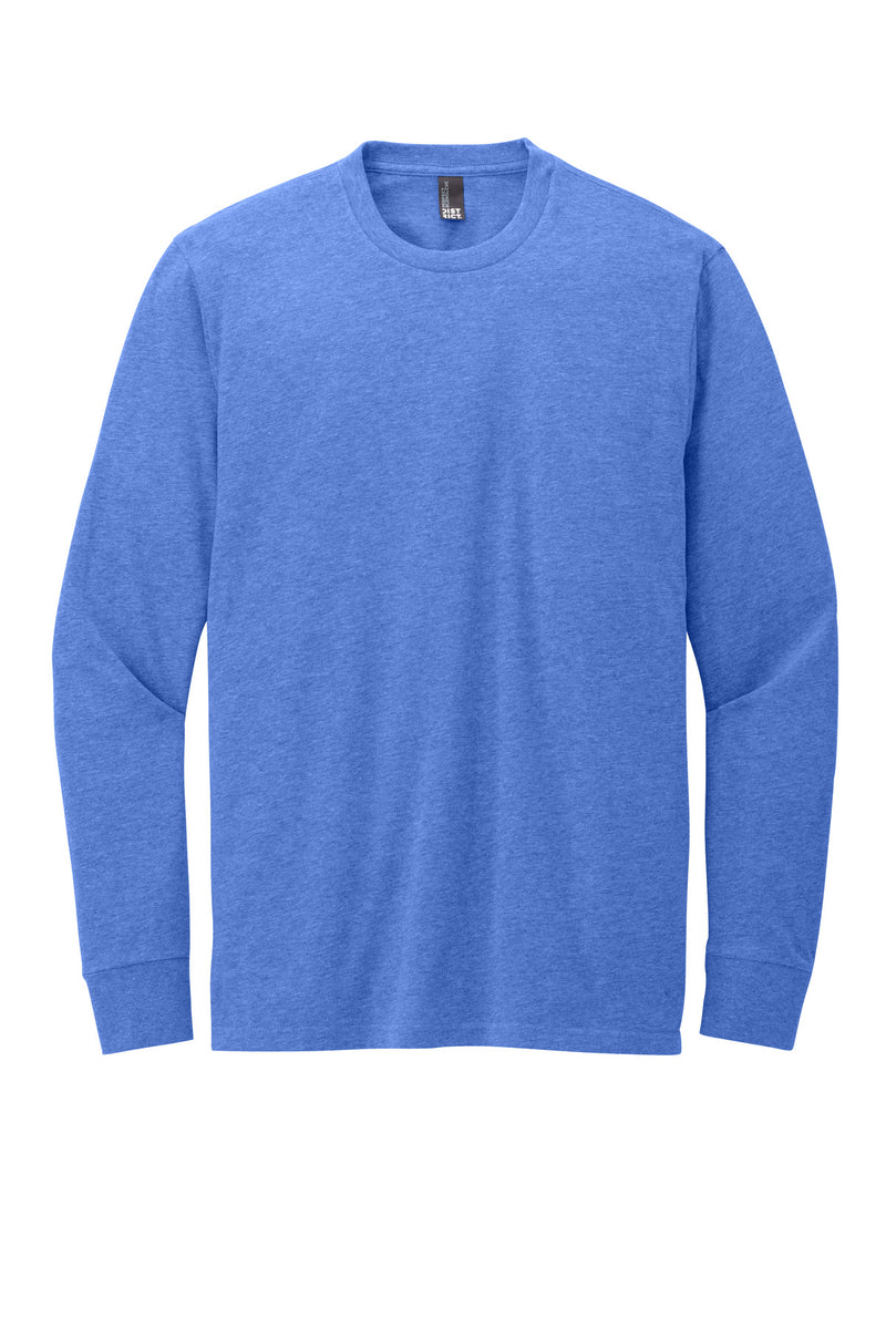 District Perfect Blend CVC Long Sleeve Tee - Heathered Royal