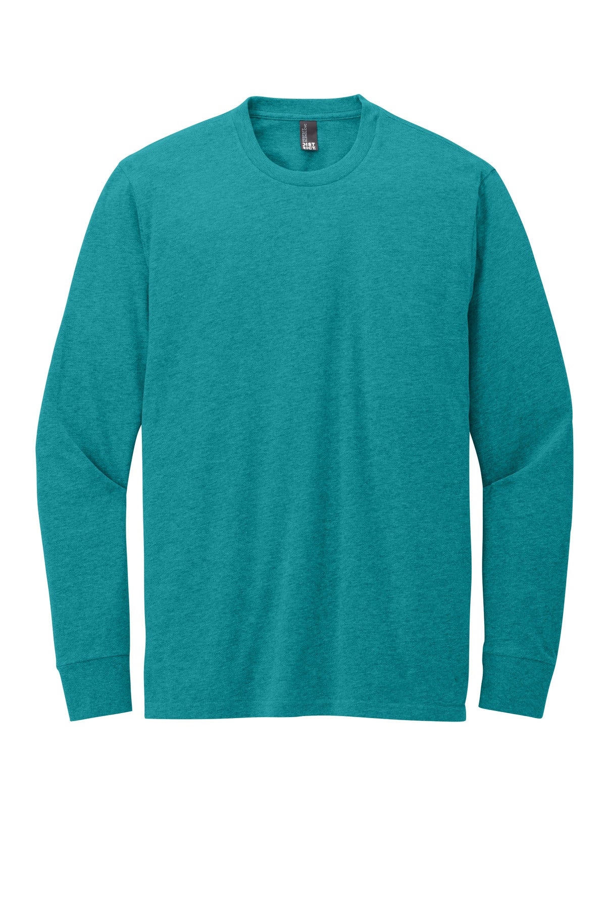 District Perfect Blend CVC Long Sleeve Tee - Heathered Teal