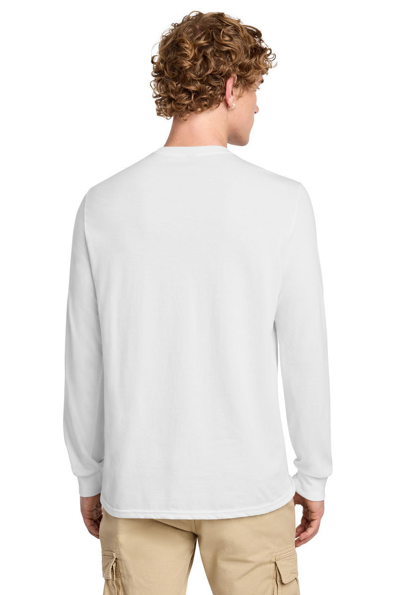District Perfect Blend CVC Long Sleeve Tee - White