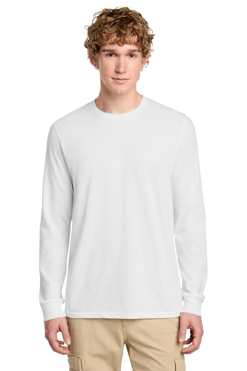 District Perfect Blend CVC Long Sleeve Tee - White