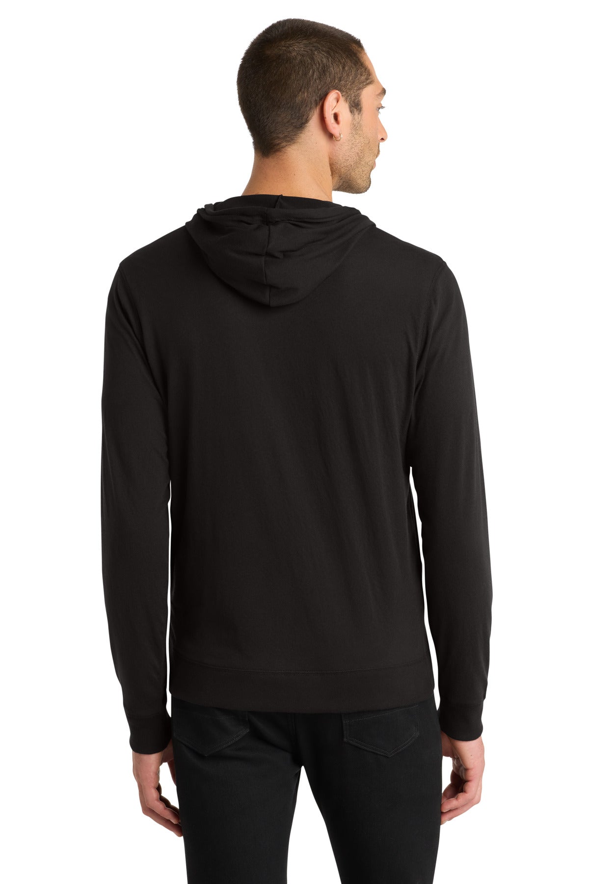 District Jersey Full-Zip Hoodie - Black