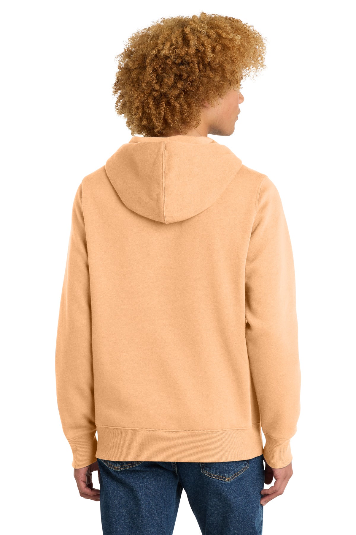 District  Perfect Weight  Fleece Hoodie - Apricot