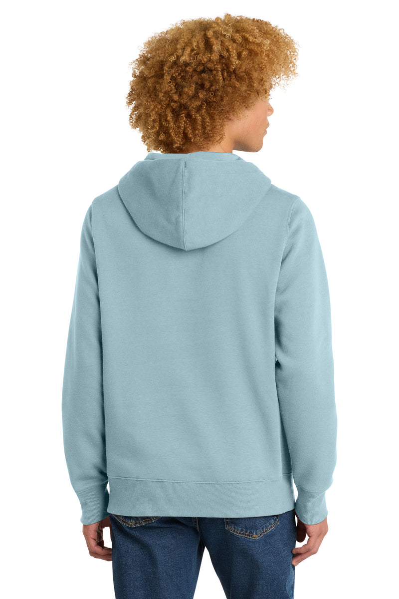 District  Perfect Weight  Fleece Hoodie - Blue Fog