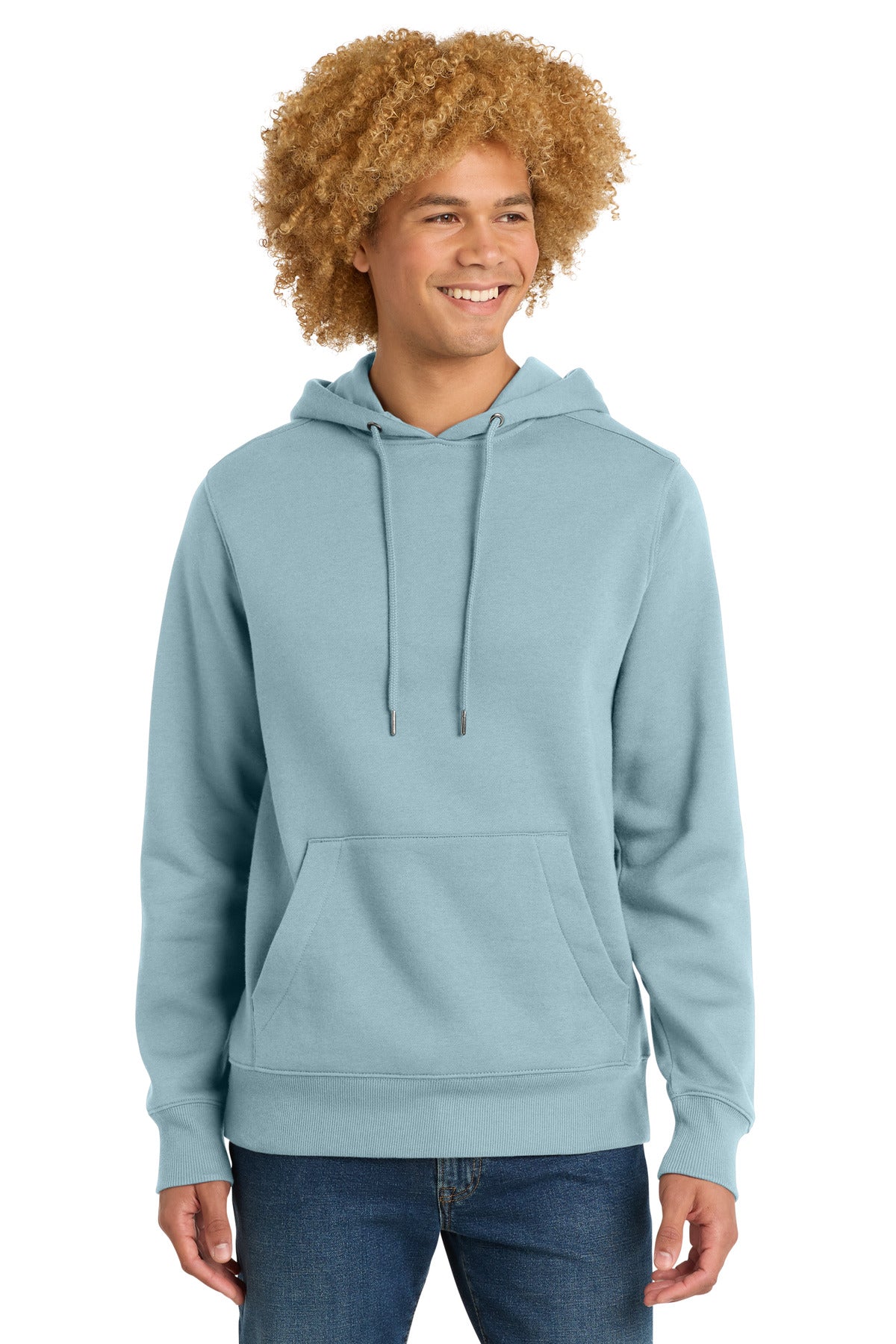 District  Perfect Weight  Fleece Hoodie - Blue Fog
