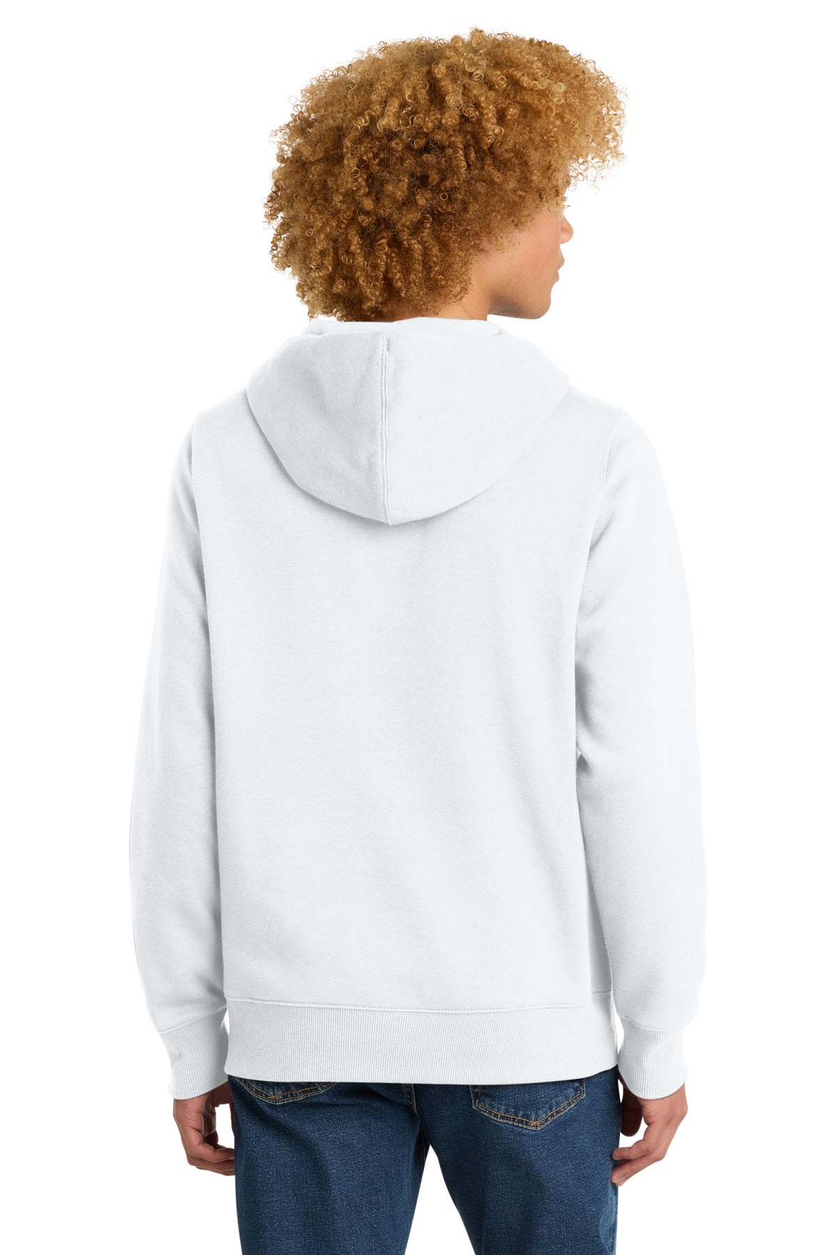 District  Perfect Weight  Fleece Hoodie - Bright White