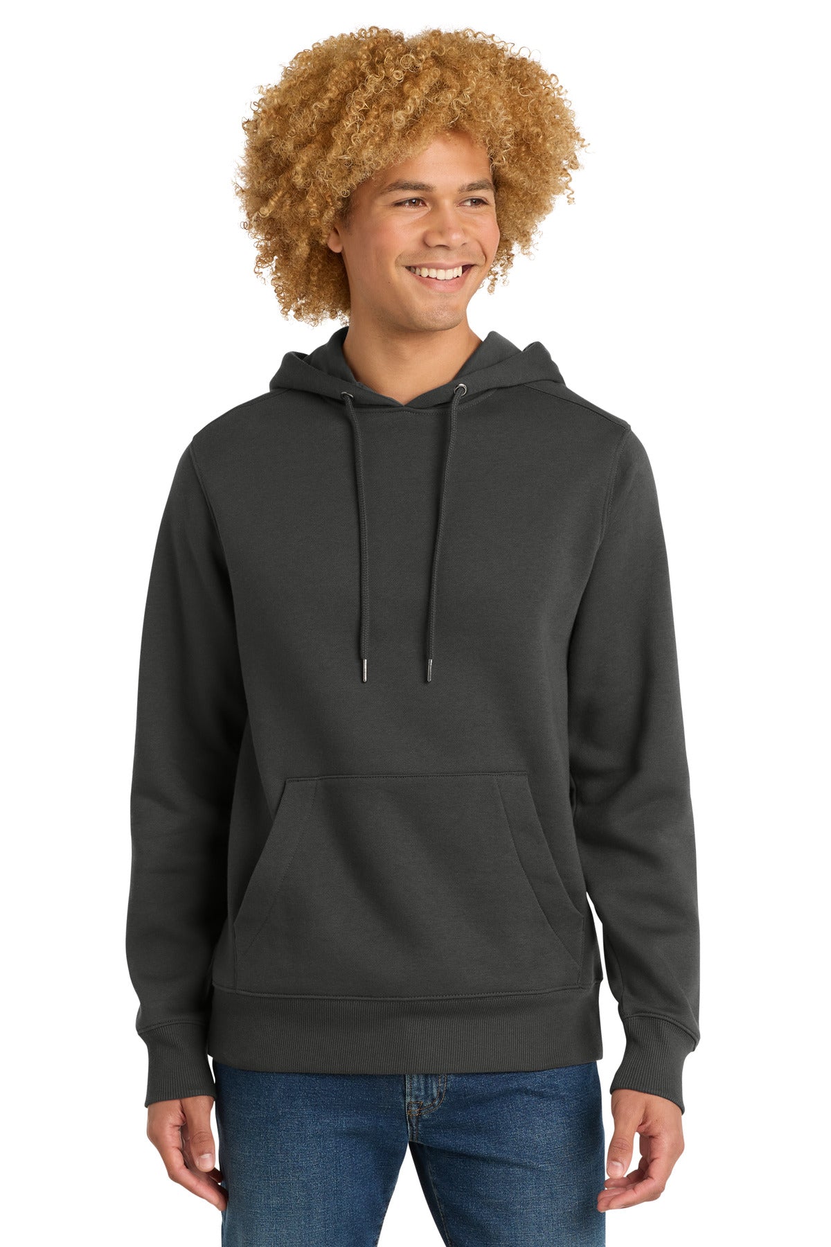 District  Perfect Weight  Fleece Hoodie - Charcoal