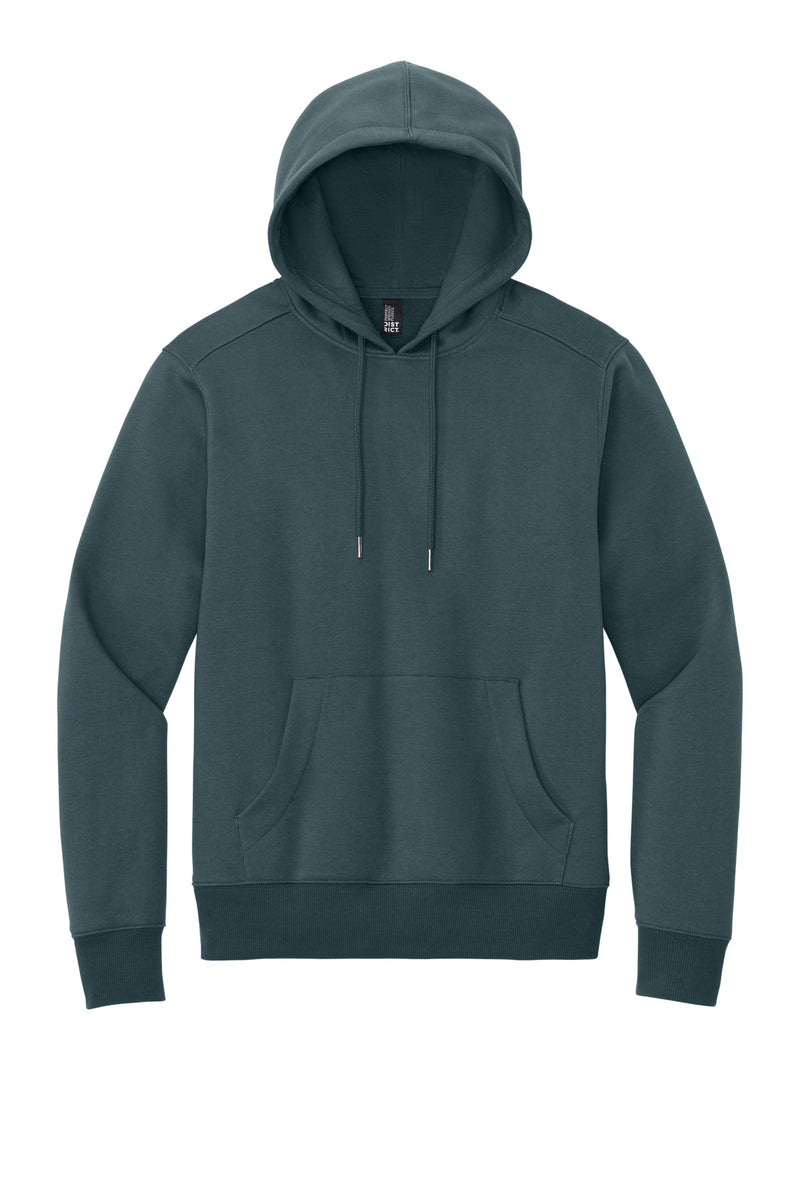District  Perfect Weight  Fleece Hoodie - Deep Steel Blue
