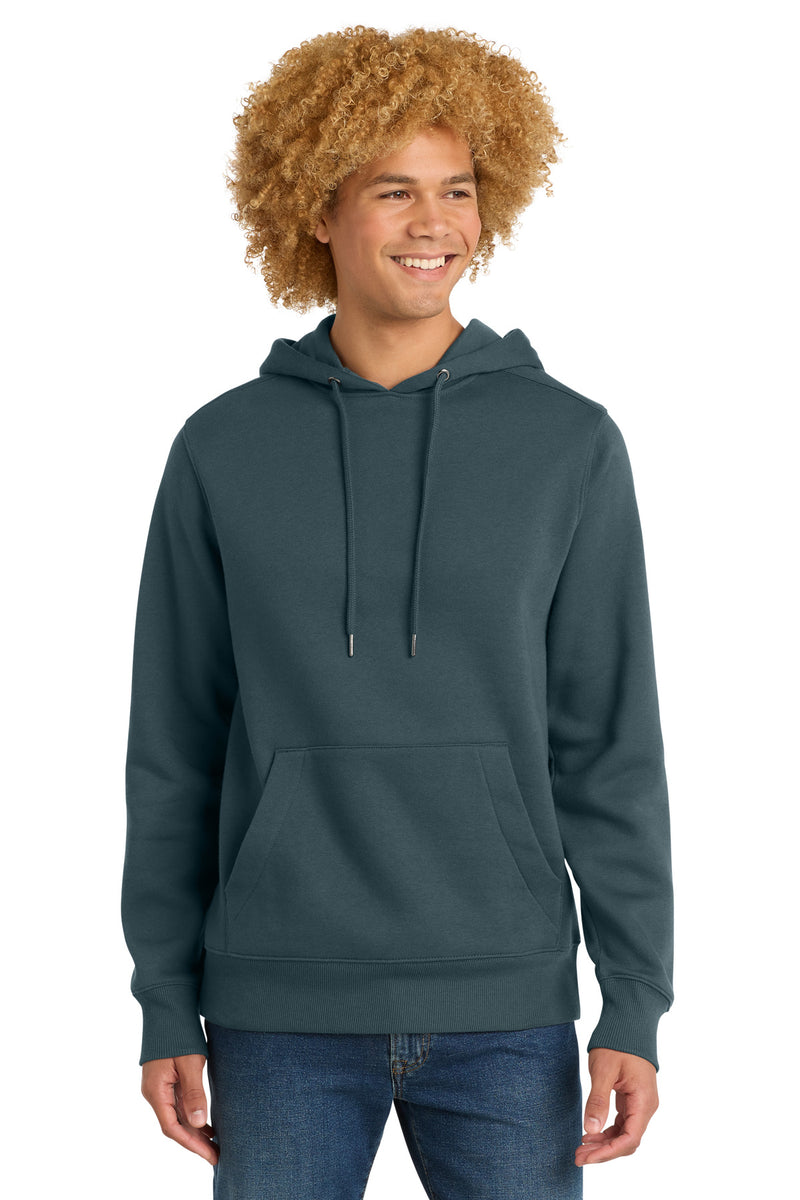 District  Perfect Weight  Fleece Hoodie - Deep Steel Blue
