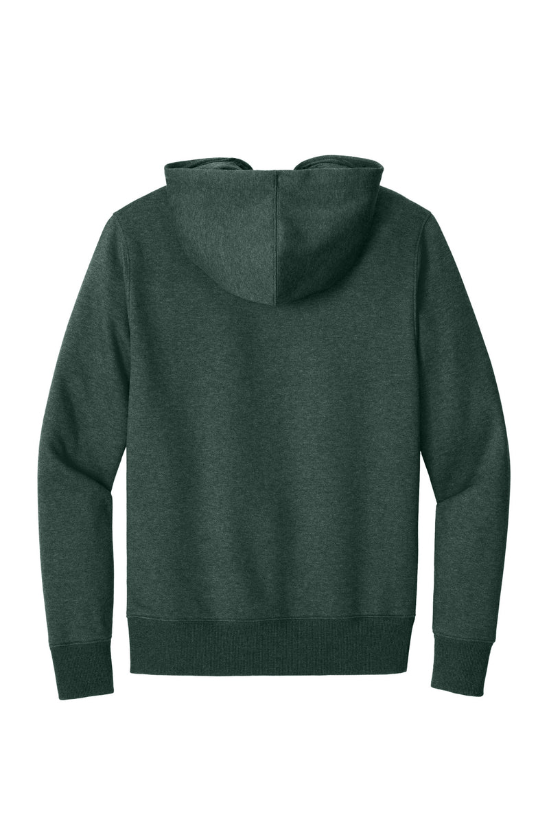 District  Perfect Weight  Fleece Hoodie - Heathered Forest Green
