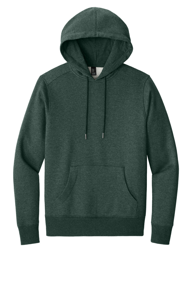 District  Perfect Weight  Fleece Hoodie - Heathered Forest Green