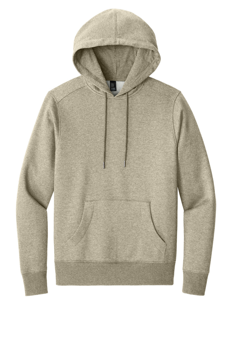 District  Perfect Weight  Fleece Hoodie - Heathered Latte