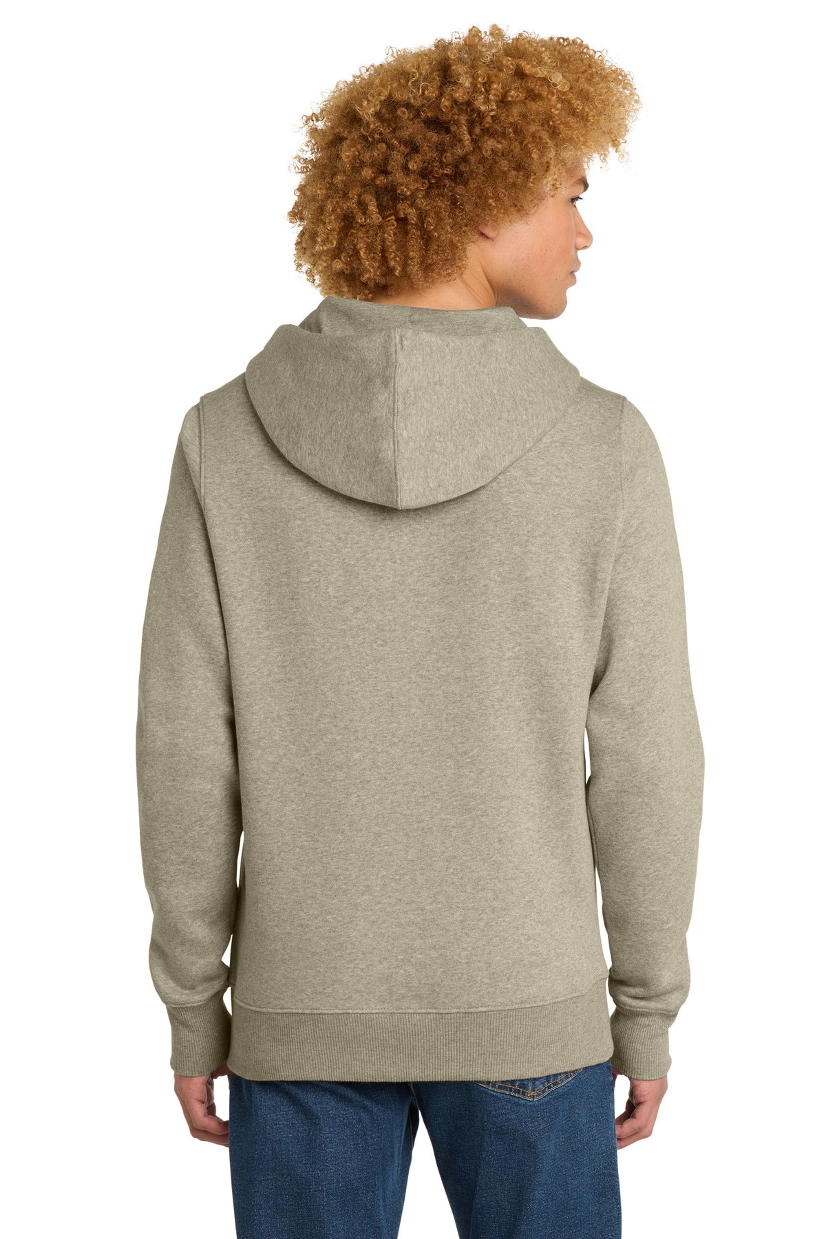 District  Perfect Weight  Fleece Hoodie - Heathered Latte