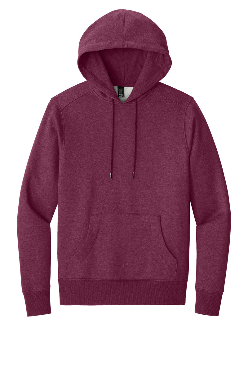 District  Perfect Weight  Fleece Hoodie - Heathered Loganberry