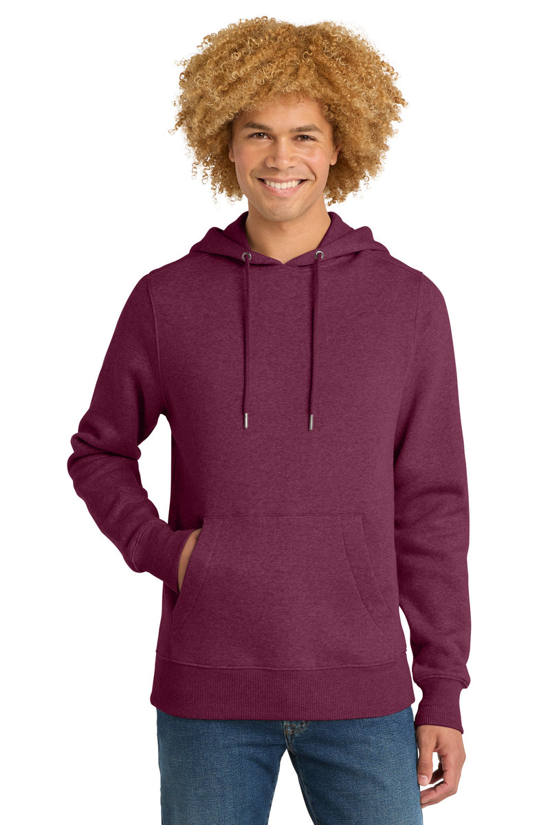 District  Perfect Weight  Fleece Hoodie - Heathered Loganberry