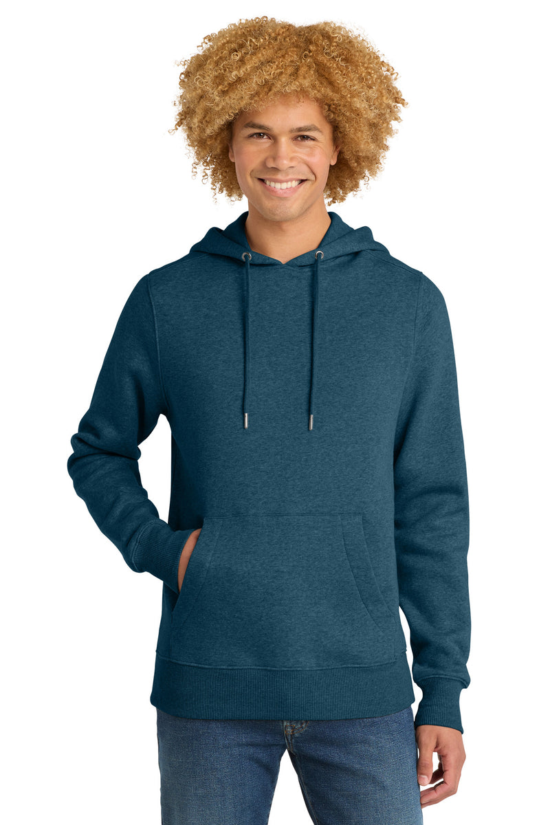 District  Perfect Weight  Fleece Hoodie - Heathered Poseidon Blue