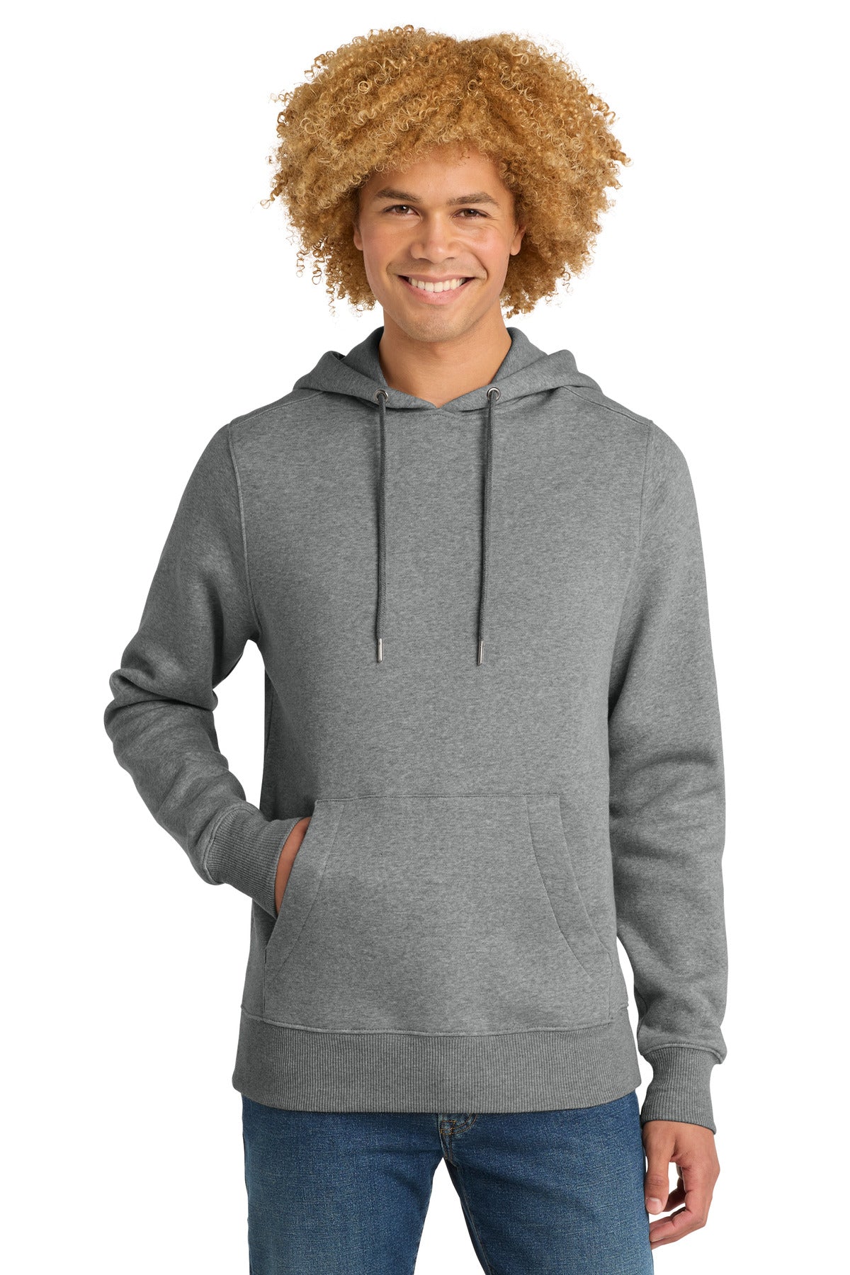 District  Perfect Weight  Fleece Hoodie - Heathered Steel