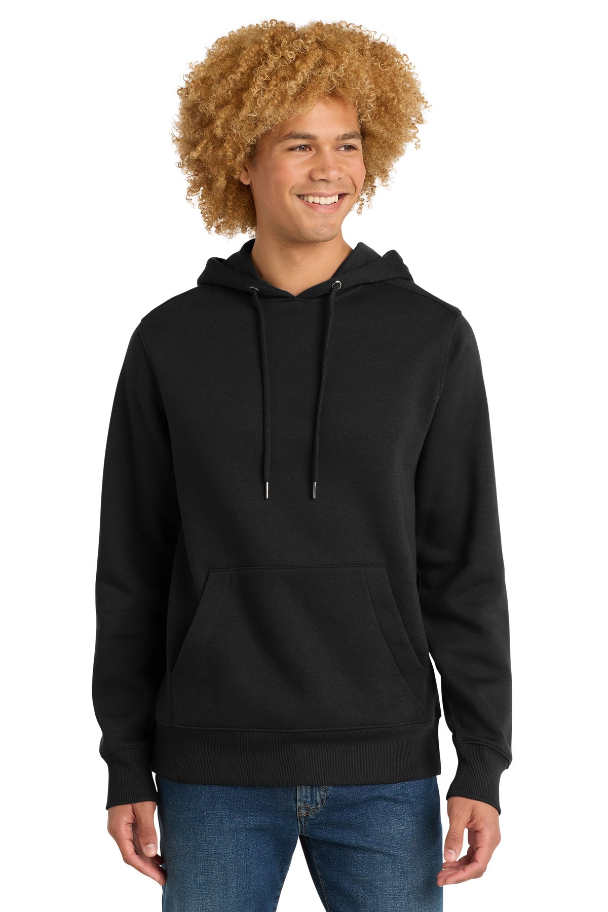 District  Perfect Weight  Fleece Hoodie - Jet Black