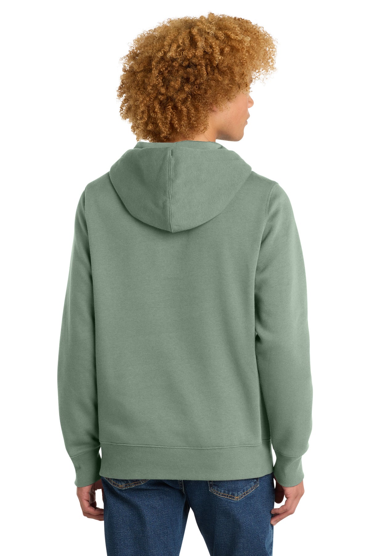 District  Perfect Weight  Fleece Hoodie - Laurel Green