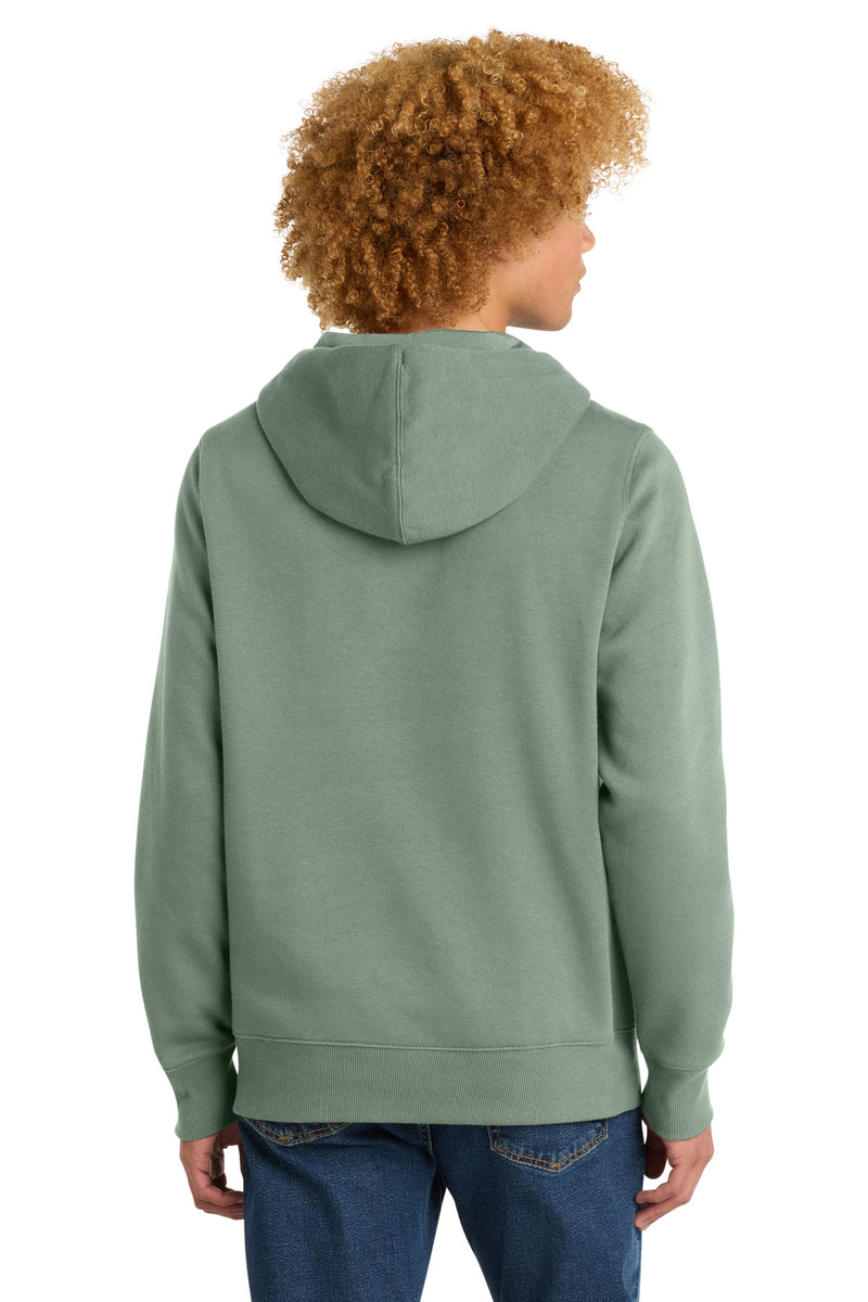 District  Perfect Weight  Fleece Hoodie - Laurel Green
