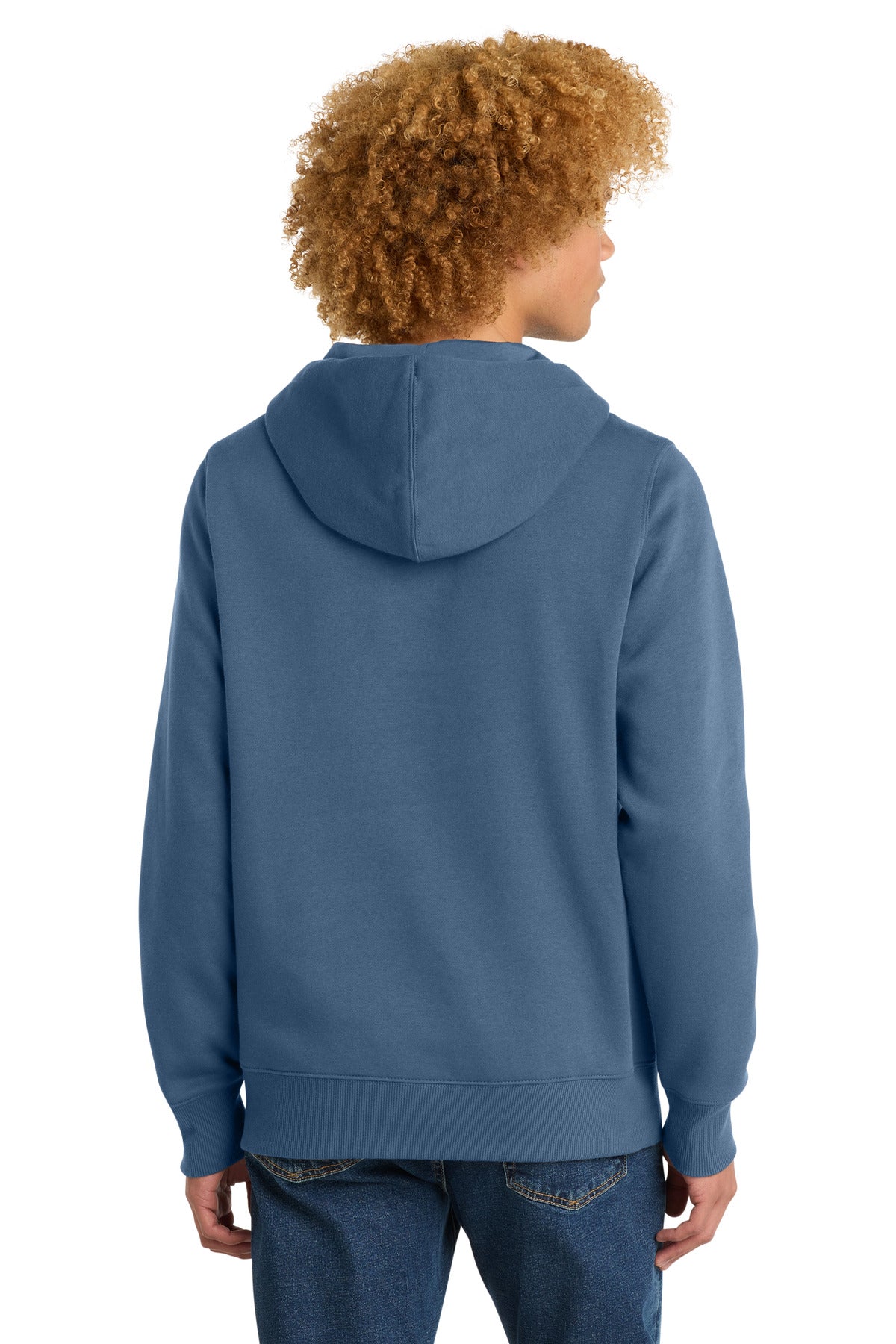 District  Perfect Weight  Fleece Hoodie - Maritime Blue