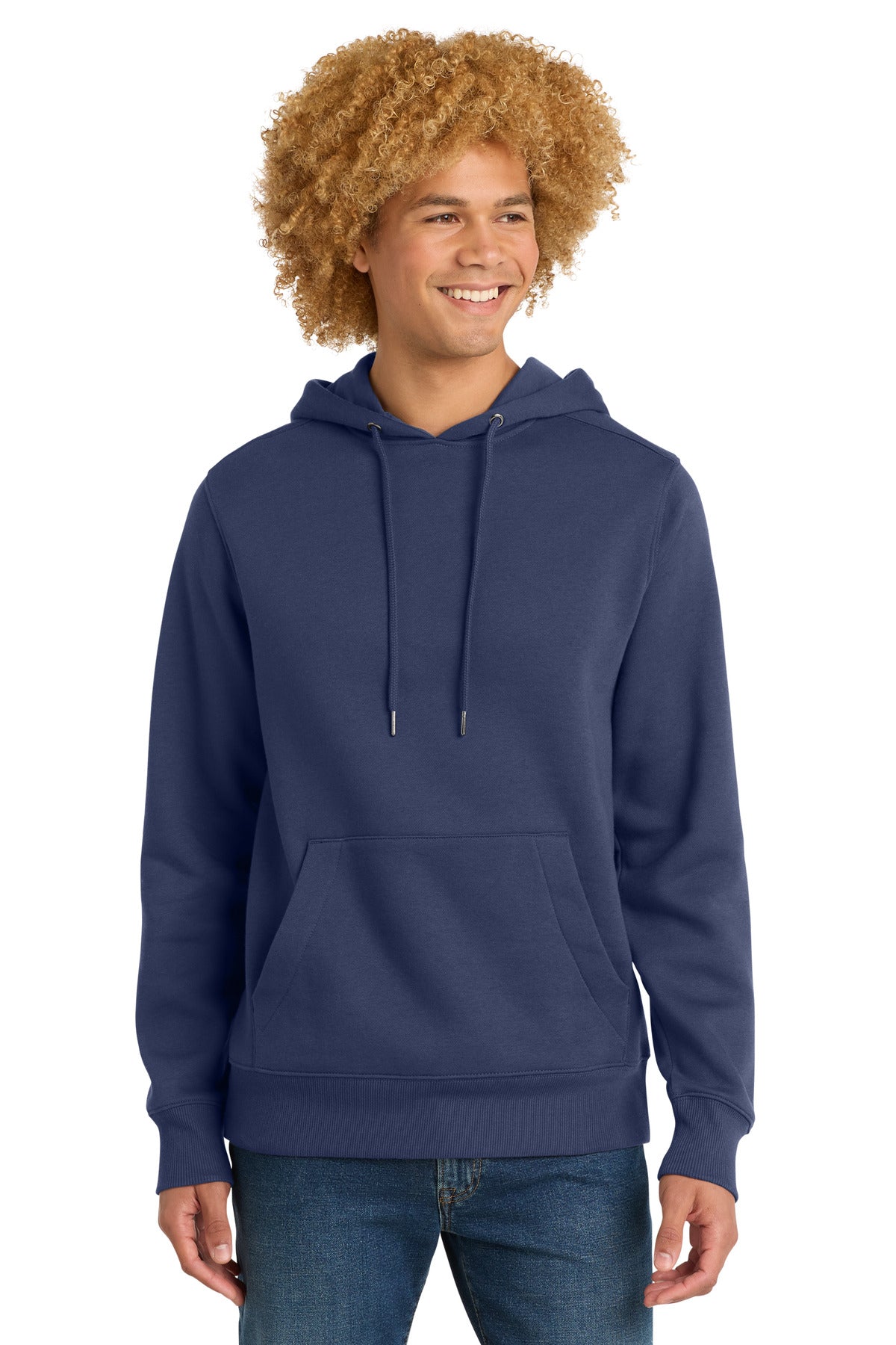 District  Perfect Weight  Fleece Hoodie - Tanzanite
