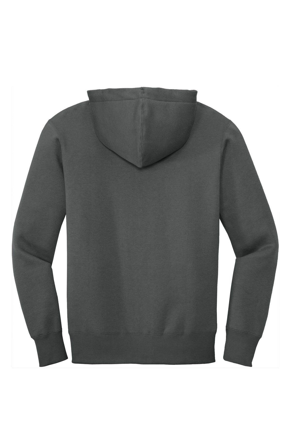 District  Perfect Weight  Fleece Full-Zip Hoodie - Charcoal