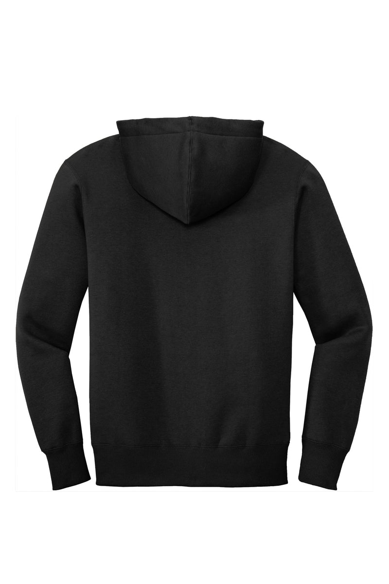 District  Perfect Weight  Fleece Full-Zip Hoodie - Jet Black
