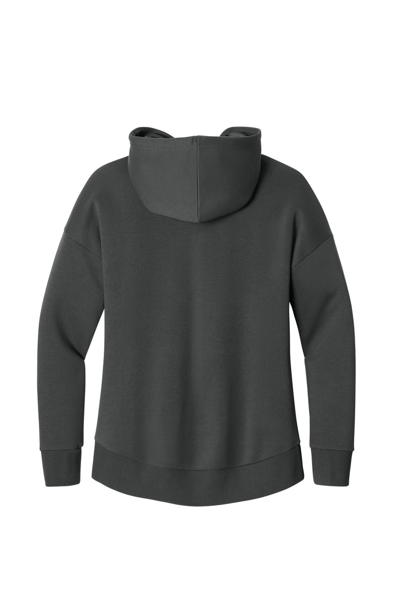 District  Women's Perfect Weight  Fleece Drop Shoulder Full-Zip Hoodie - Charcoal