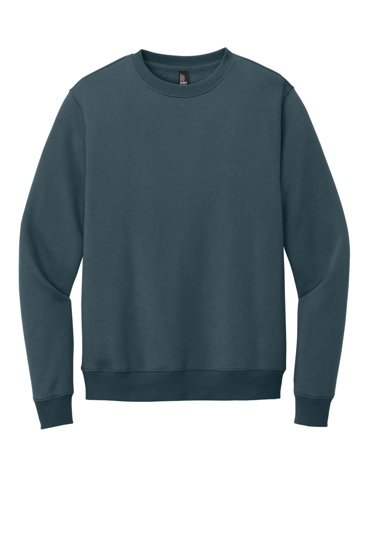 District Perfect Weight Fleece Crew - Deep Steel Blue