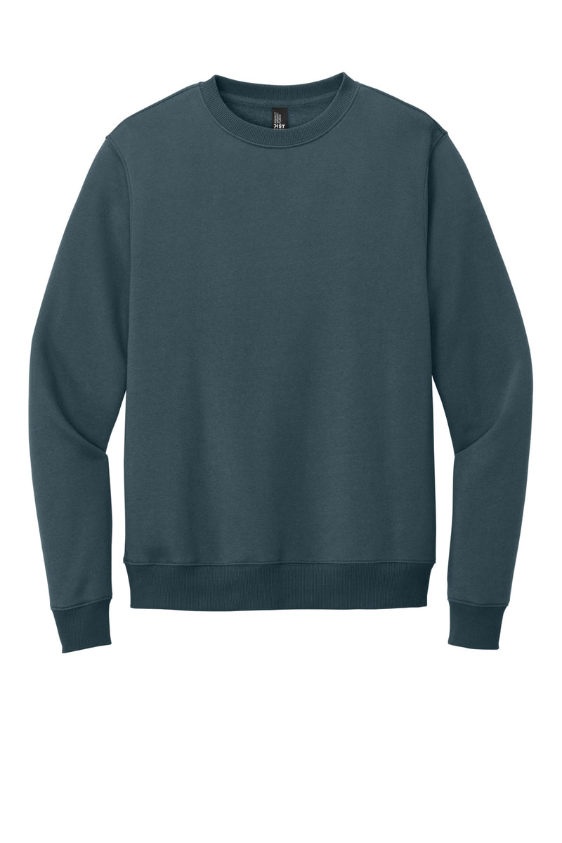 District Perfect Weight Fleece Crew - Deep Steel Blue