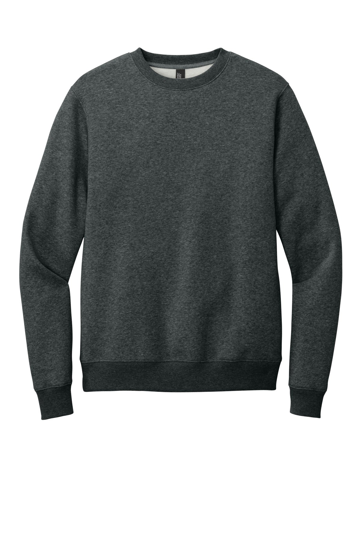 District Perfect Weight Fleece Crew - Heathered Charcoal