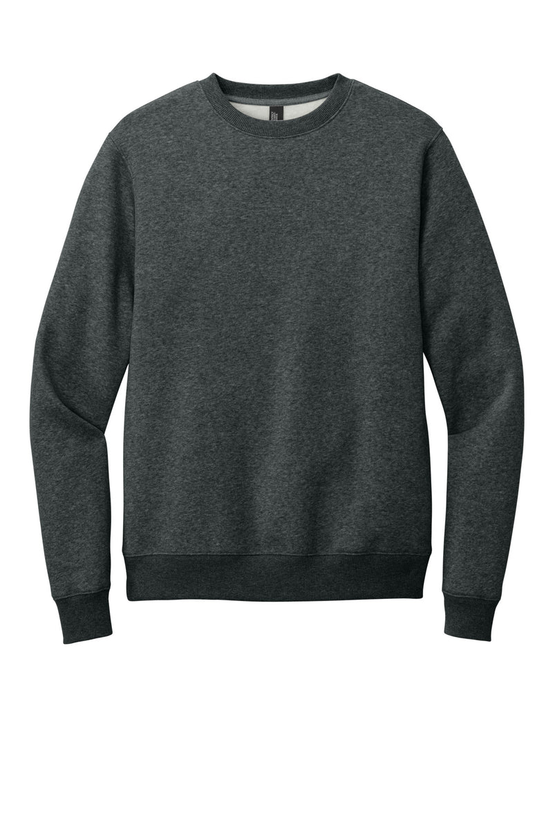 District Perfect Weight Fleece Crew - Heathered Charcoal