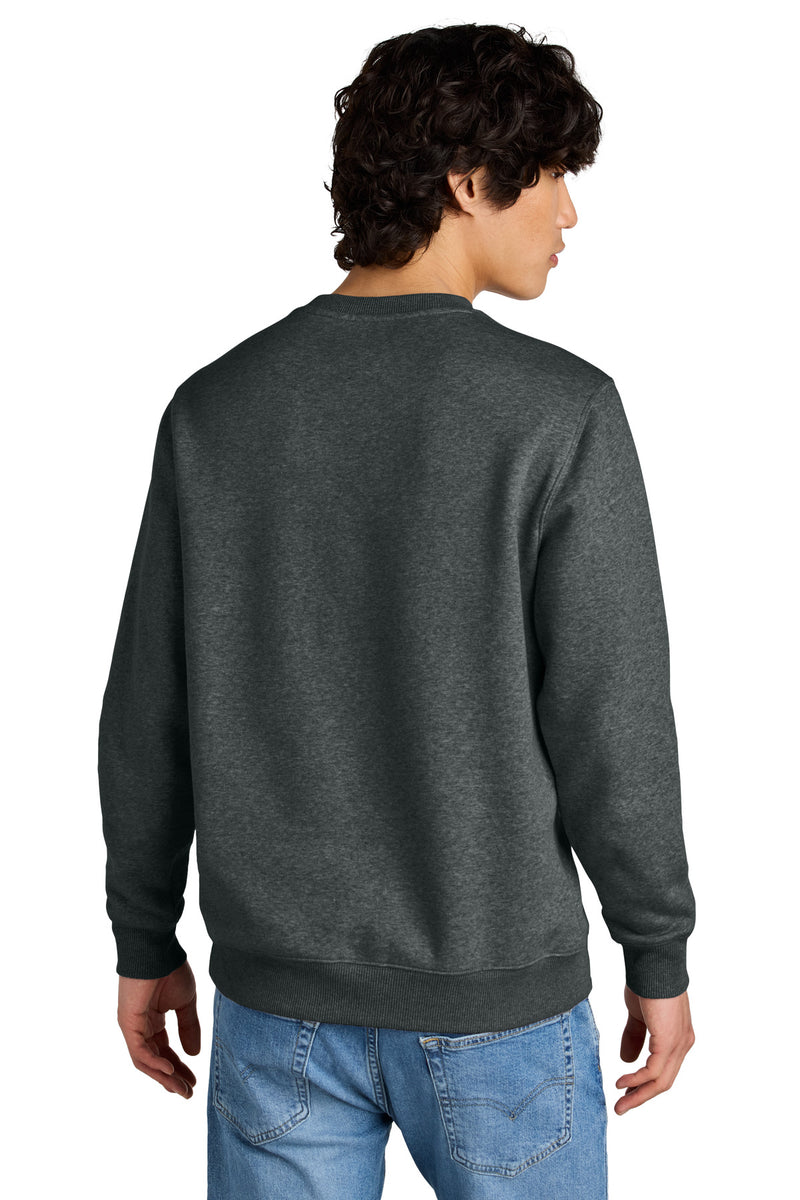 District Perfect Weight Fleece Crew - Heathered Charcoal