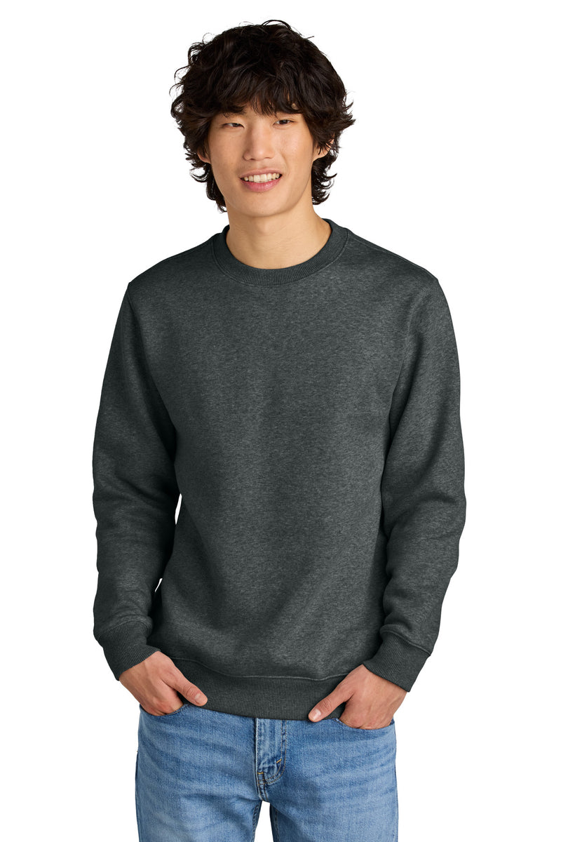 District Perfect Weight Fleece Crew - Heathered Charcoal