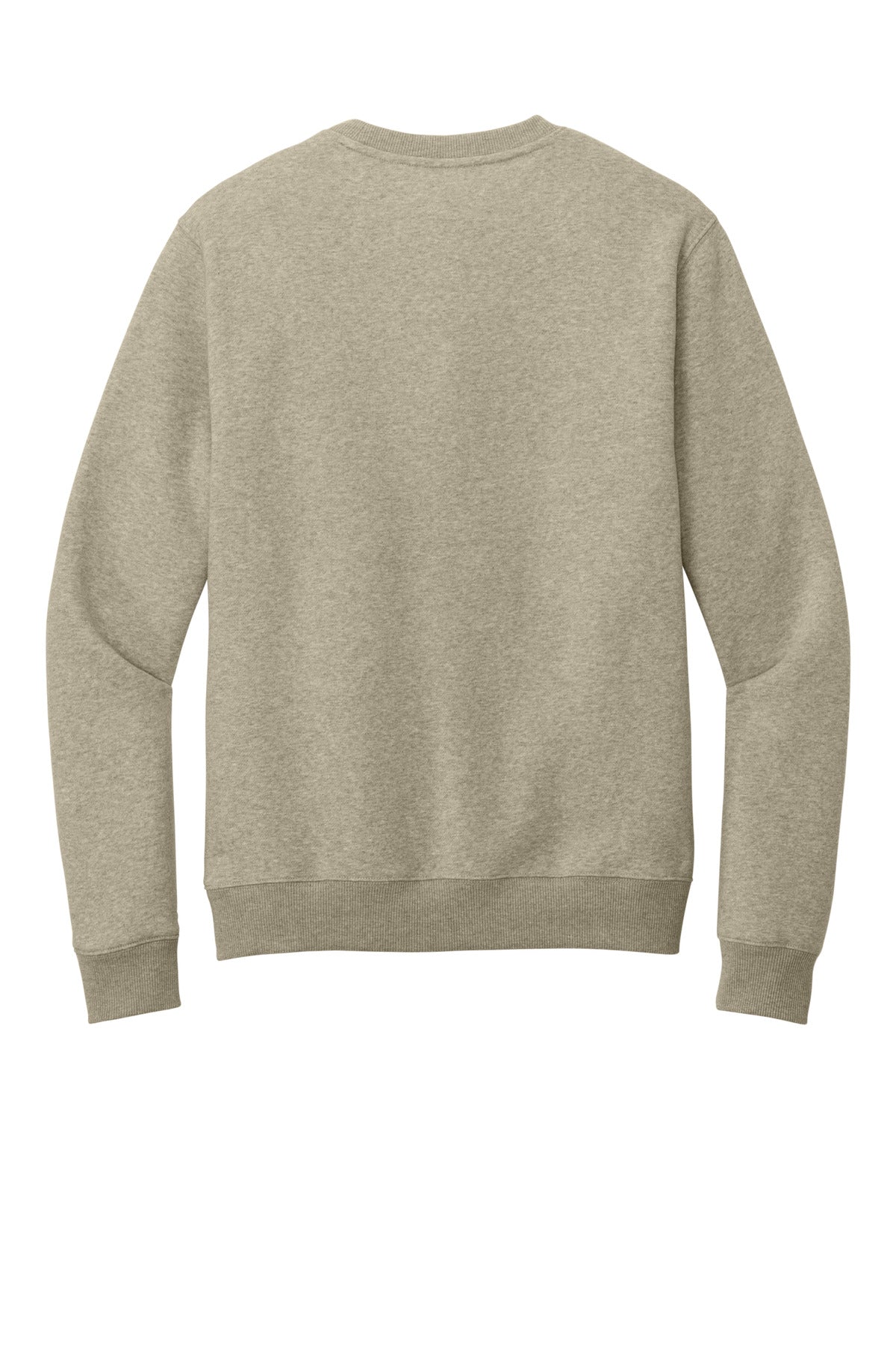 District Perfect Weight Fleece Crew - Heathered Latte