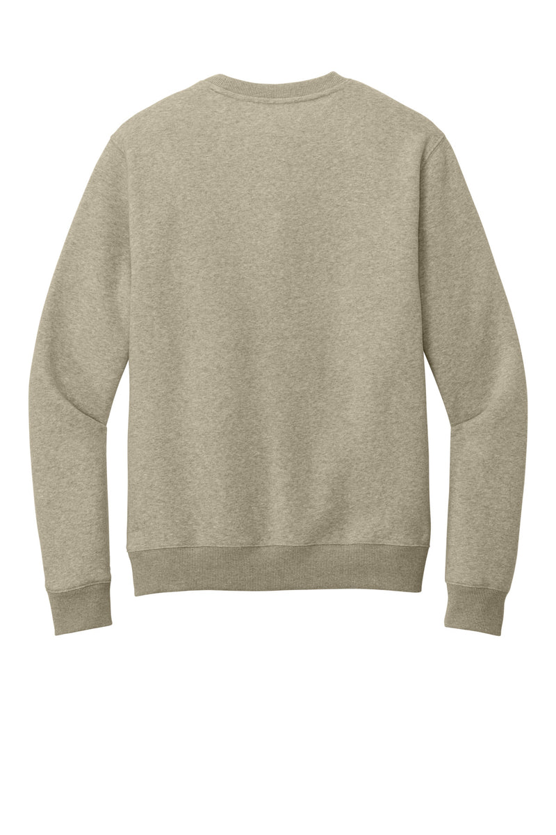 District Perfect Weight Fleece Crew - Heathered Latte