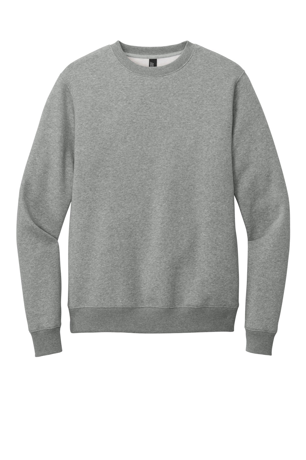 District Perfect Weight Fleece Crew - Heathered Steel