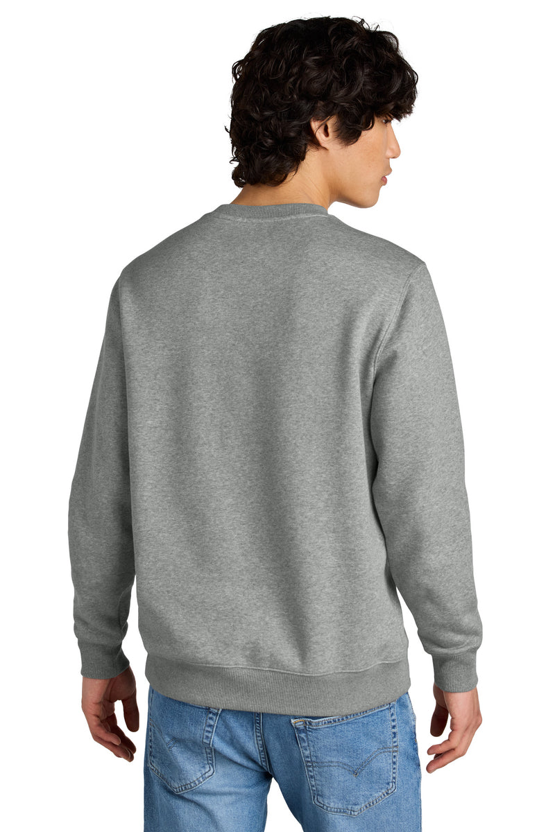 District Perfect Weight Fleece Crew - Heathered Steel