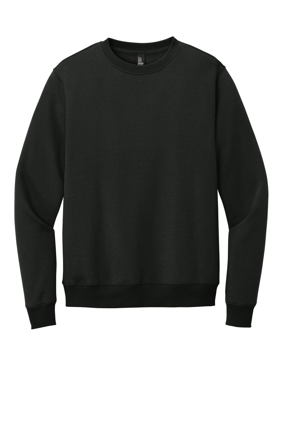 District Perfect Weight Fleece Crew - Jet Black